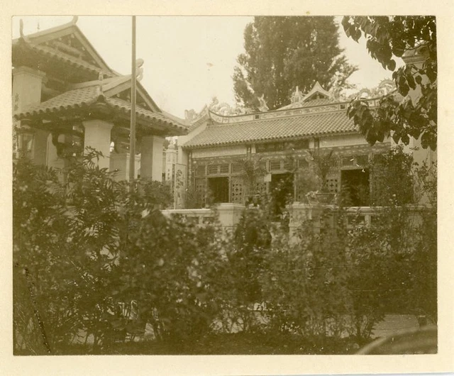 Tirage D’époque Chine Wouam-cheou-chan Pavillon - Circa 1900 - Format 8,5x9 Cm