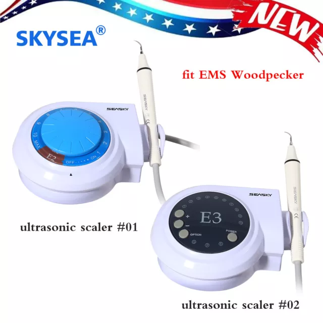 USA Portable Dental Ultrasonic Piezo Scaler + Handpiece +5*Tips fit Cavitron/EMS