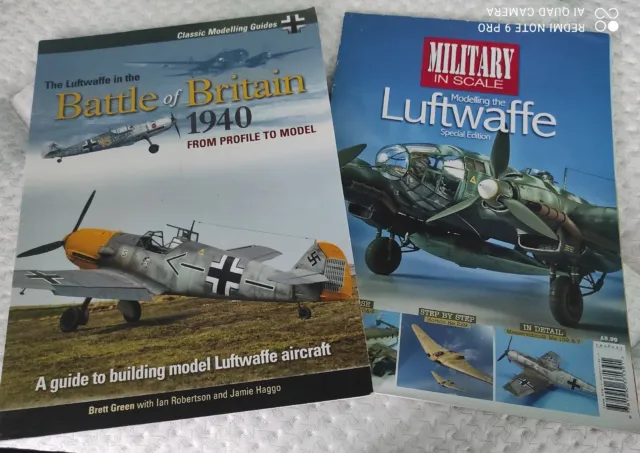 Modelling the Luftwaffe AND the LUFTWAFFE in The Battle Of Britain 2 Books