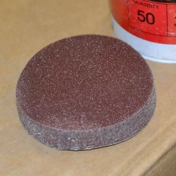 Kemet AbraDisc 75mm Self Adhesive Aluminium Oxide Abrasive Disc 60 Grit QTY x 50