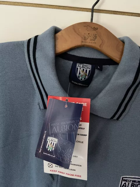 BNWT L Large WBA West Bromwich Albion Polo shirt