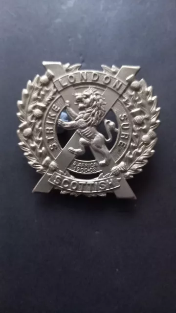 Cap Badge 14th County of London Battalion London Scottish #427