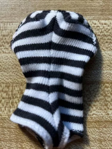 VTG Barbie DOLL Black/White Bathing Suit Swim Zebra Stripes 1960’s