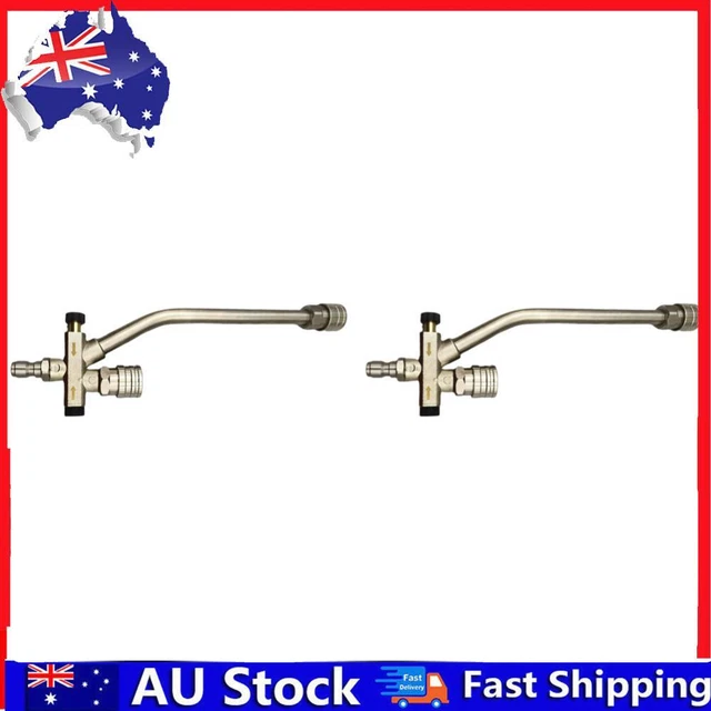 DUAL VALVE FOAM Cannon Dual Spray Gun Stainless Steel Foam Generator