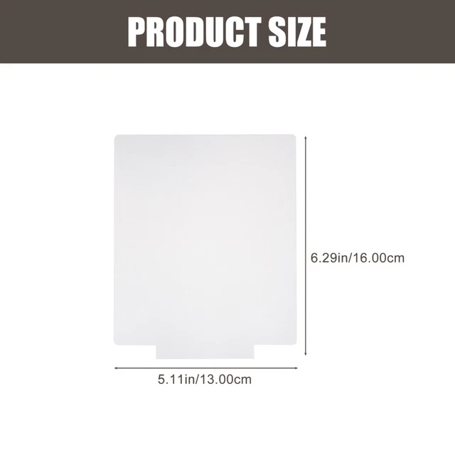 4 PCS TRANSPARENT Cast Board Light Affordable Acrylic Sheet Creative