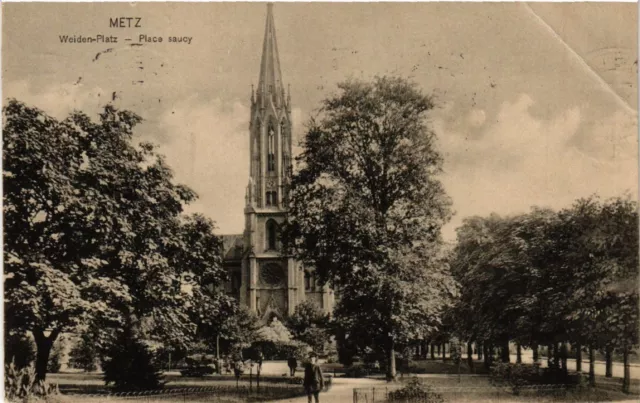 CPA AK METZ - Weiden-Platz - Place saucy (455155)