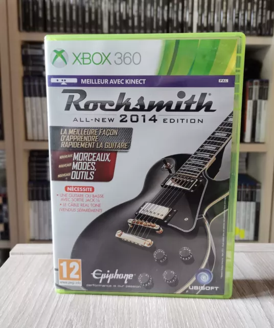 Microsoft Xbox 360 jeu Rocksmith All-New 2014 Edition  ultra complet CD TBE