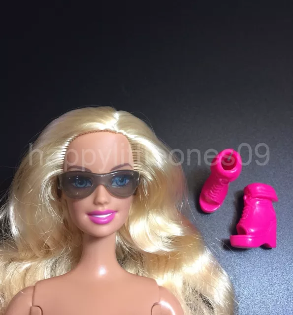 Mattel Barbie Doll Accessories - Black Sunglasses Doll Glasses & Pink Boots New
