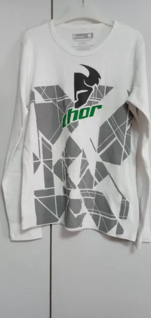 thor Motocross Longsleeve M White Logo fox scott acerbis answer atv rar