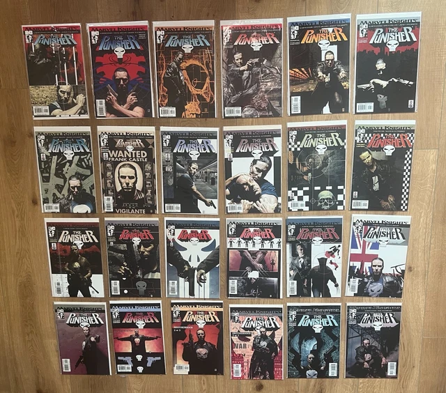 Punisher Marvel Knights Comics Run, 1 - 24, Garth Ennis, Steve Dillon 