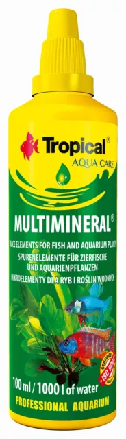 Tropical Multimineral Liquid Fertiliser Minerals For Live Plants In Aquarium