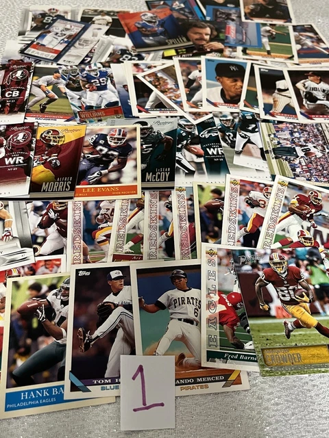 Sports Trading Cards Lot Vintage & Modern Mix Baseball Football 1979-2005   L1