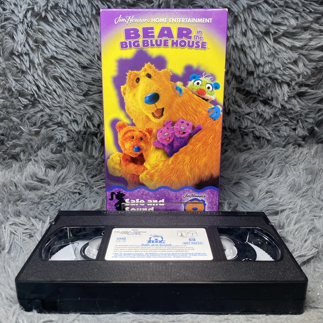 BEAR IN THE Big Blue House Safe and Sound VHS Tape 2001 Jim Henson ...