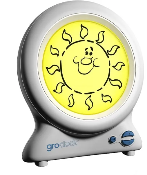 Gro Clock With Story Book Bedtime Training Kids Learn Moon Star Sun Alarm Option