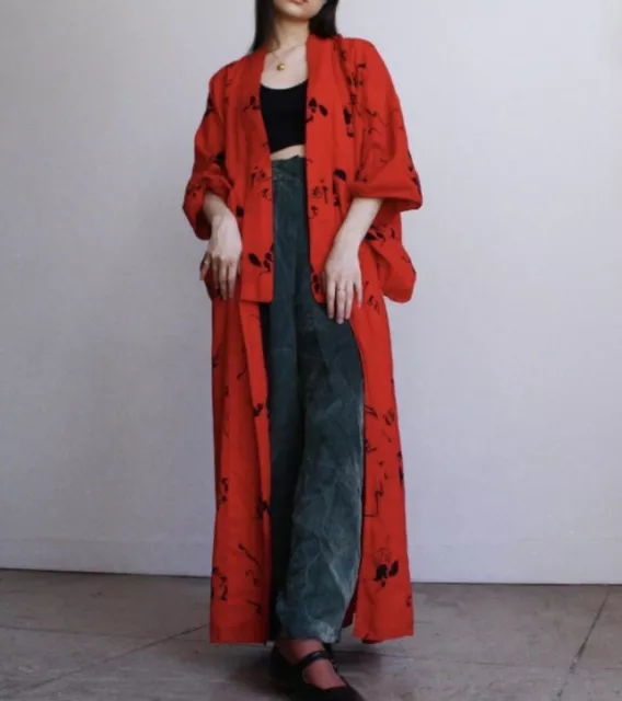 1940s Wonderful Vintage Japanese Kimono Robe One Size