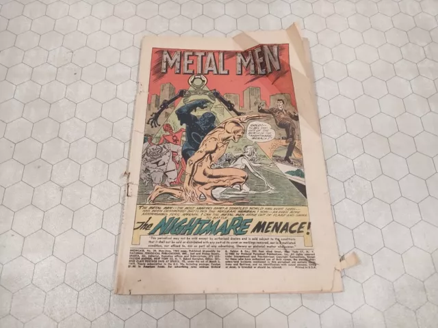 Showcase #38, DC, May-June 1962, KEY 2nd Metal Men, no cover