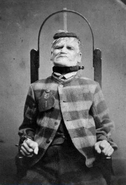 Antique Asylum Restraint Chair Photo 368b Oddleys Strange & Bizarre