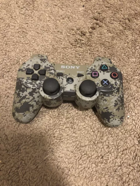 OEM Sony PlayStation 3 PS3 DualShock 3 Controller Urban Camo TESTED *READ*