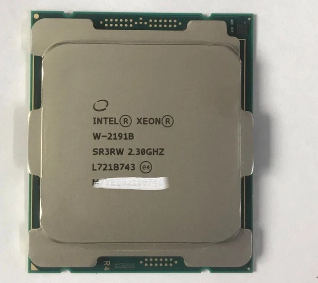 Intel Xeon おぼしき W-2191B W-2195 18コア/4.3GHz