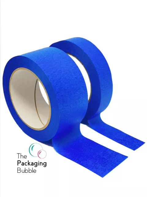 Professional Masking Tape Roll 50M 50/25/38mm Painting Automotive Auto Car Blue 3