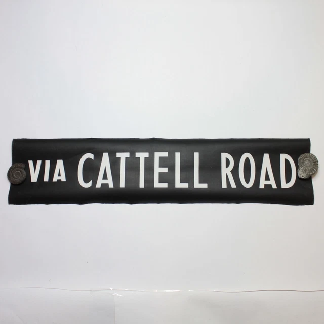 Cattell Road Bus Jalousie Ziel Vintage 1975 Siebdruck Leinen Midlands