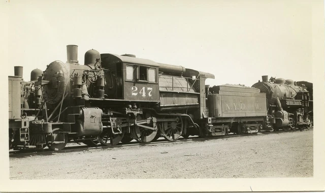 5C083 Rp 1936 Nyo&W O&W Ontario & Western Railroad Engine #247 Middletown Ny
