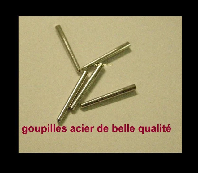 100 Goupilles Coniques Laiton Et Acier – Pour Horlogerie Et Pendulerie