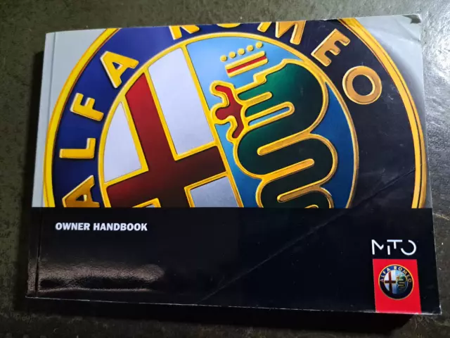 Alfa Romeo Mito owners manual / handbook  2008 2013 / 259 PAGES