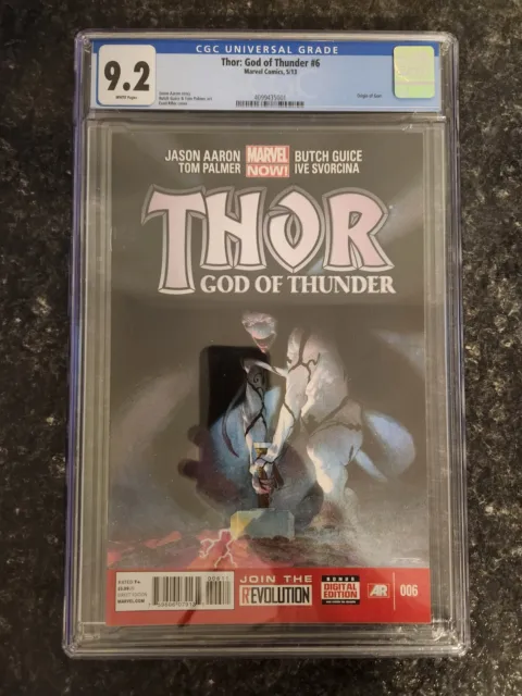 Thor: God Of Thunder #6 CGC 9.2 (Marvel, 2013) Origin of Gorr 1st Cameo Of Knull