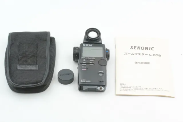 [MINT W/ case] SEKONIC L-508 Zoom Master Digital Light Exposure Meter From JAPAN