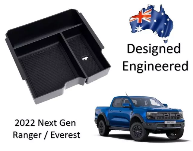 Next Gen Ford Ranger "Full Size" ABS Centre Console Tray Storage 2023 2024