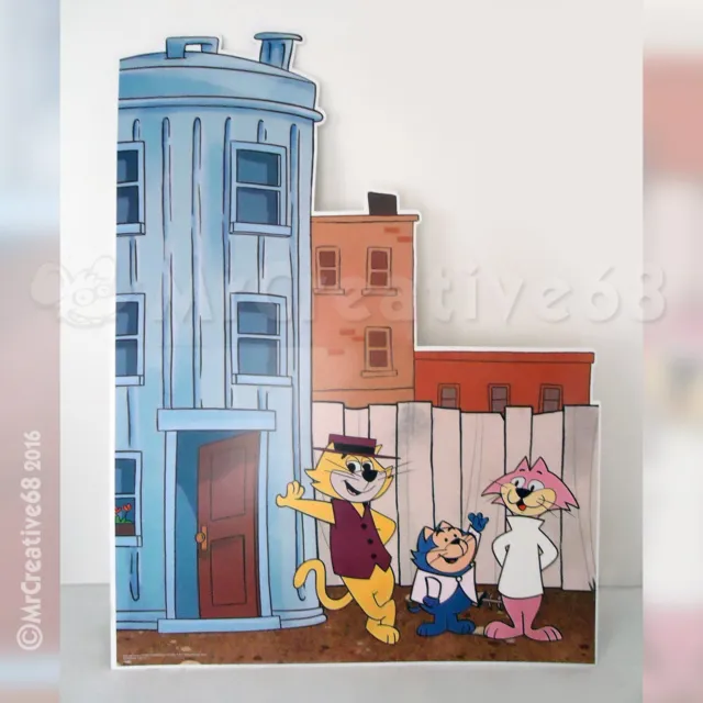 Top Cat Cartoon - Halifax Branch Advertising Standee - Hanna Barbera- Rare Item