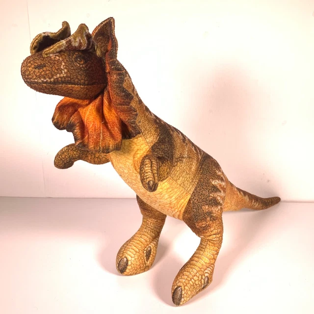 VINTAGE JURASSIC PARK Dilophosaurus Dinosaur Plush Soft Toy Dakin 1992 ...