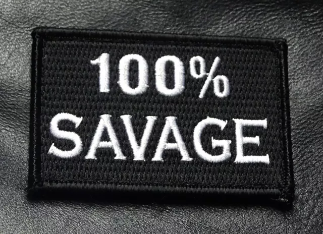 Savage 100% Tactical Morale Milspec Hook Patch By Miltacusa