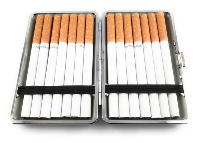 Boite Etui à cigarettes longues 100S en métal capacité X 14 modèle ECOSSAIS C 3