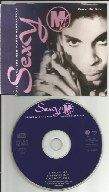 PRINCE Sexy MF w/ 2 UNRELEASED TRX Europe LIMITED CD single USA seller 1992