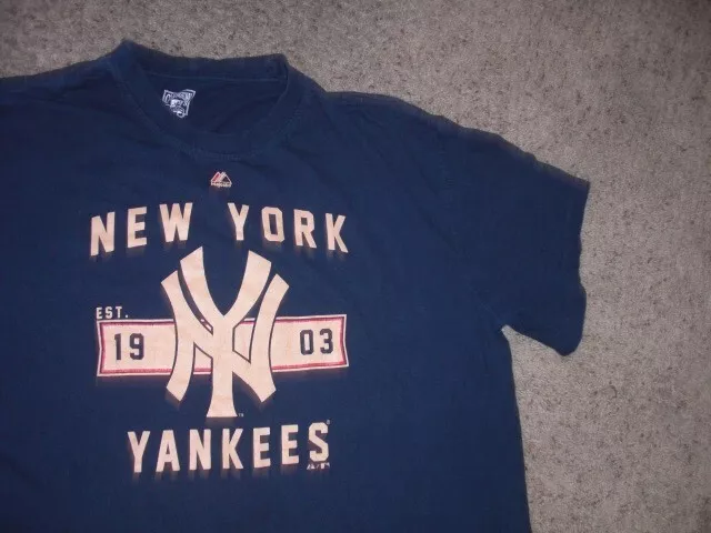 NEW YORK YANKEES blue Cooperstown Collection short sleeve shirt 3XL