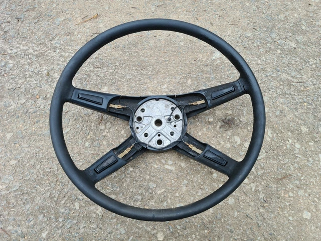 BMW E10 1972-1976 2002 2002tii 4 Spoke Steering Wheel Vintage Patina OEM