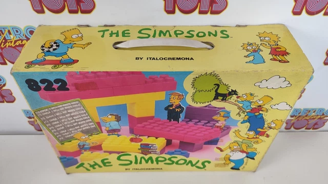 THE SIMPSONS 822 Italocremona Playset School 1992 Brick Blocks ...