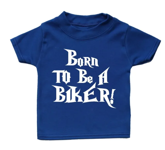 Born To Be A Biker Cute Baby T Shirt Funky Cool Present Adorable Gift Girl Boy