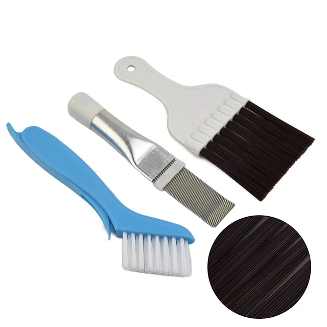 Redresser Aileron Peigne + Brosse Set Acier Inoxydable 3Pcs / Set Climatiseur