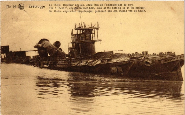 CPA Militaire, Zeebrugge - Le Thetis (278116)