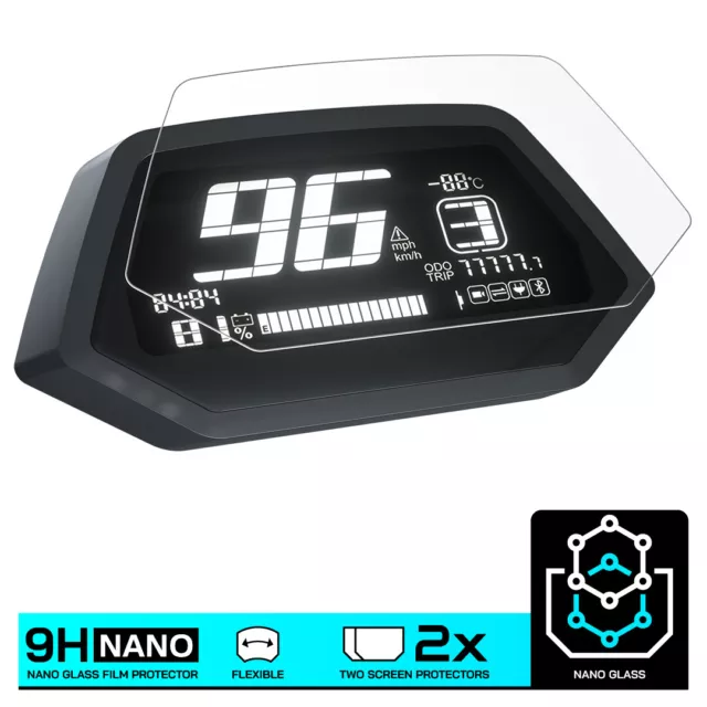 SUPER SOCO CUX (2020-) NANO GLASS Protecteur d'écran x 2