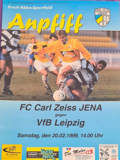 FC CARL ZEISS jena wimpel/Pennant/fanion Uefa Cup 1981 x Real Madrid EUR 38,00 - DE