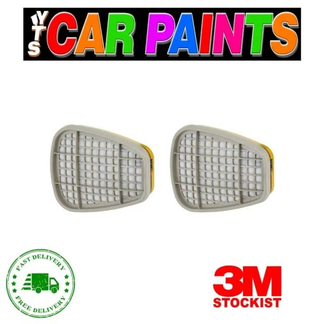3M™ Gas and Vapour Filter, 6075, A1 + Formaldehyde, 1 pair of 2 filters