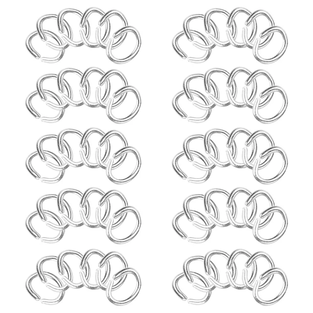 Lot De 1353 Anneaux De Saut Ouverts En Acier Inoxydable (4mm à 10mm) Pour Création De Bijoux - Colliers, Bracelets, DIY - Avec Pince Et Ouvreur