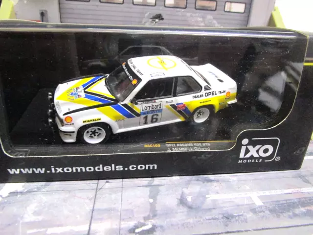 OPEL Ascona B 400 Rallye WM RAC GB 1981 #16 McRae opel Dealer IXO RAR 1:43