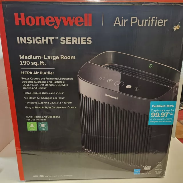 Honeywell HPA5100B InSight HEPA Air Purifier 190sq.ft