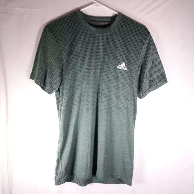 Adidas Mens Size S Green Dot Aero Knit T-shirt