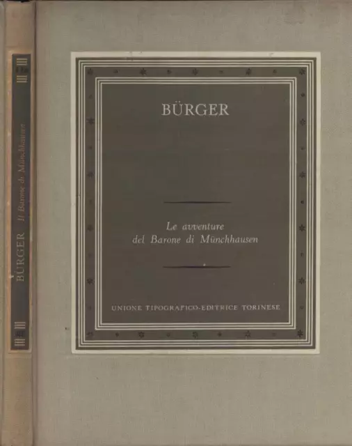 Le avventure del Barone di Munchhausen. . G. August Burger. 1958. IED.